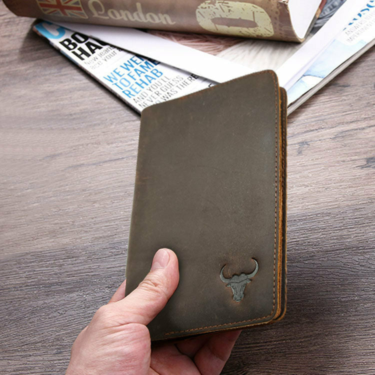 Basel Vintage Leather Notebook Holder