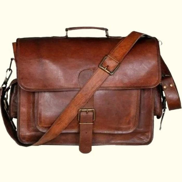 Vintage Leather Briefcase Bag