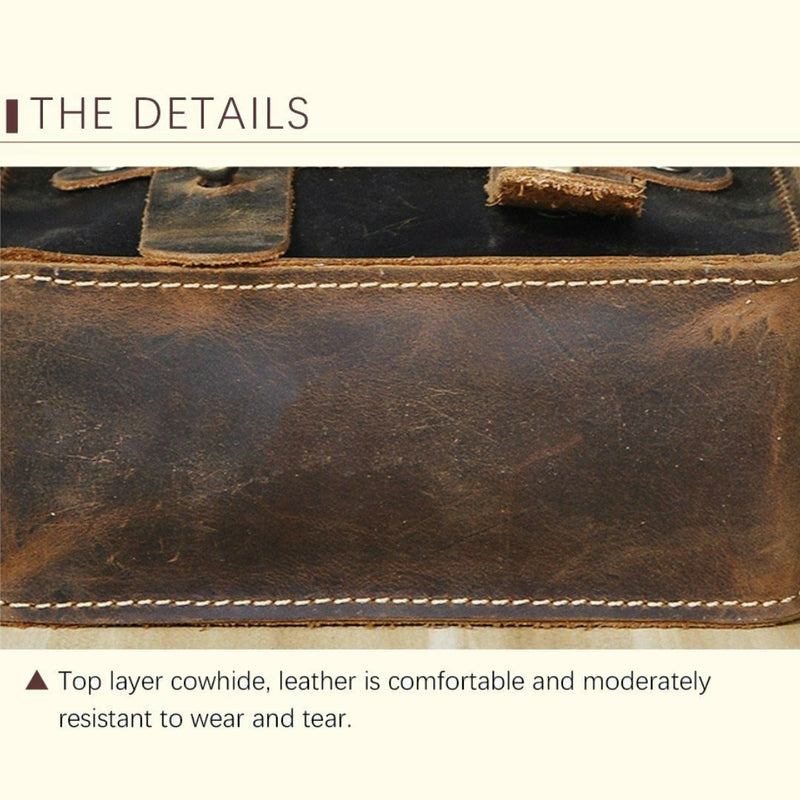 Waldorf Buffalo Leather Belt Bag