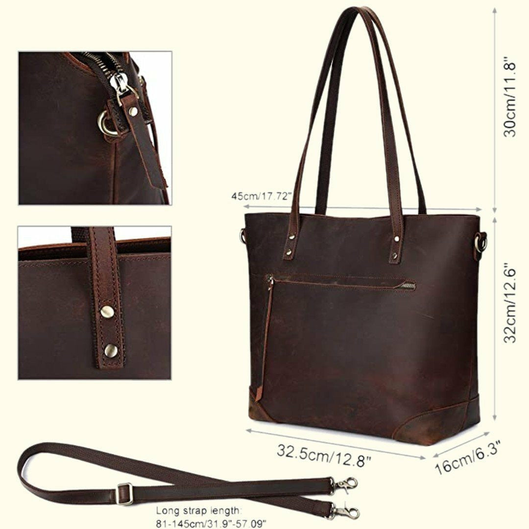 Lepa Women Leather Tote Bag