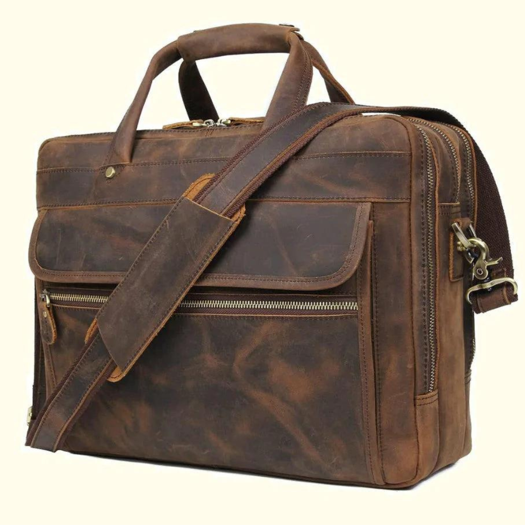 Monterrey Buffalo Leather Business Briefcase