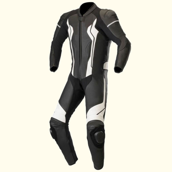 Speedliner | Black Leather Motorbike Suit