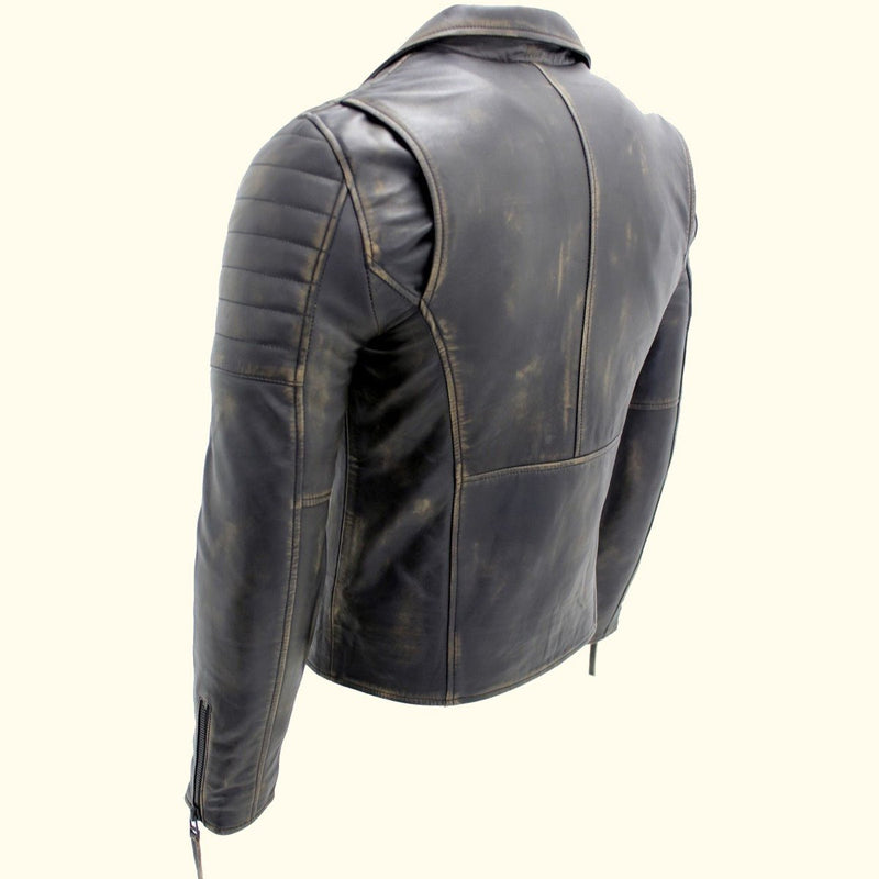 Slim Fit Cowhide Leather Jacket