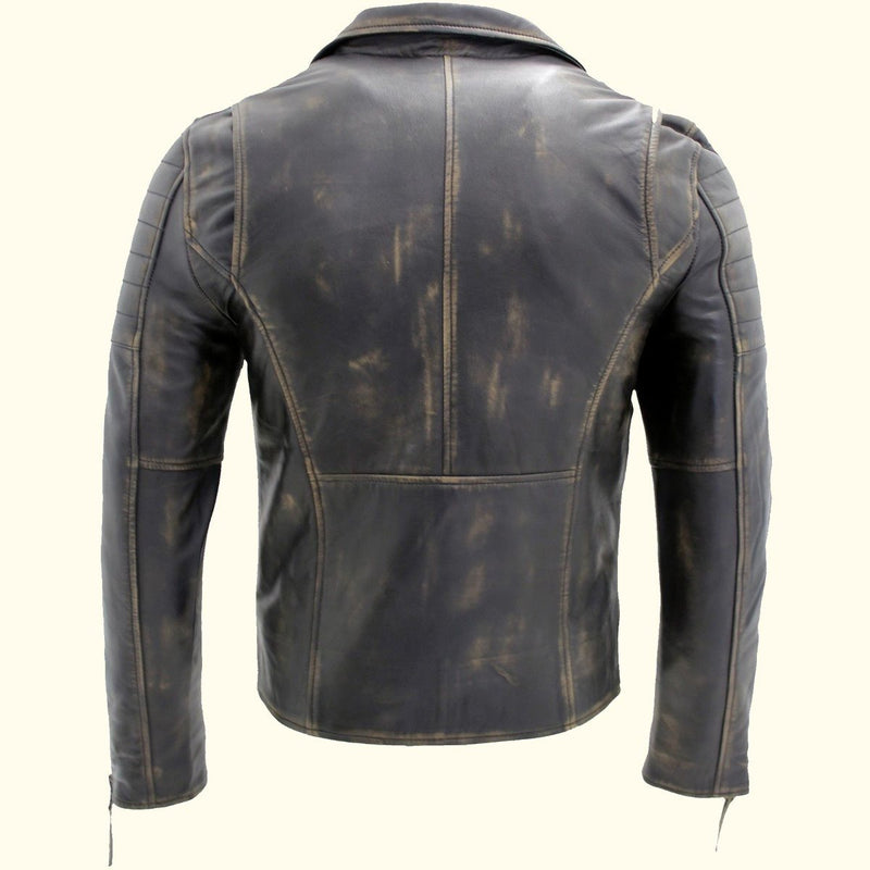 Slim Fit Cowhide Leather Jacket